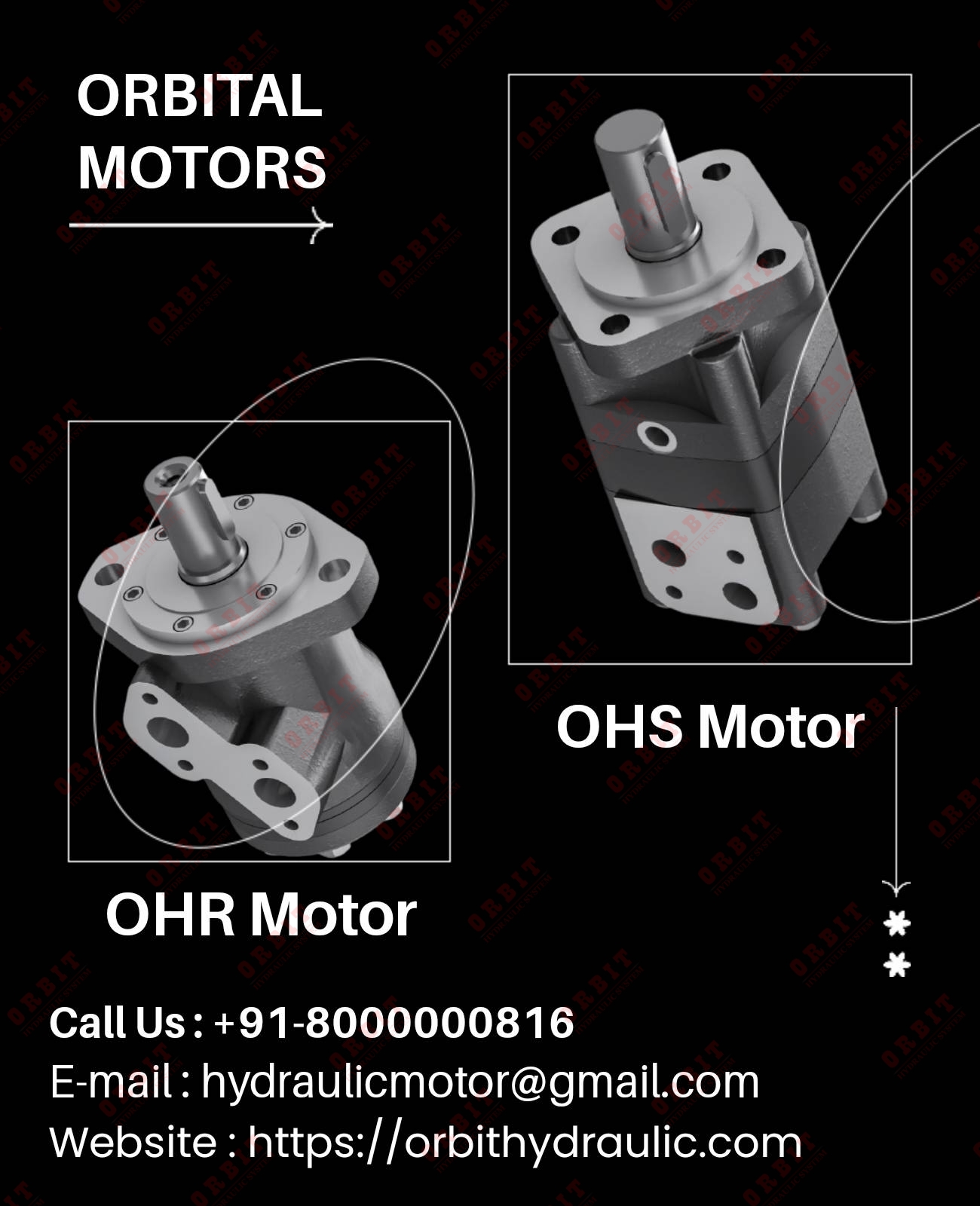 OMRX White Hydraulic Motor In Ahmedabad Mumbai Pune Chennai Bangalore Hyderabad Nashik Indore Jaipur Delhi Kolkata Vasai India